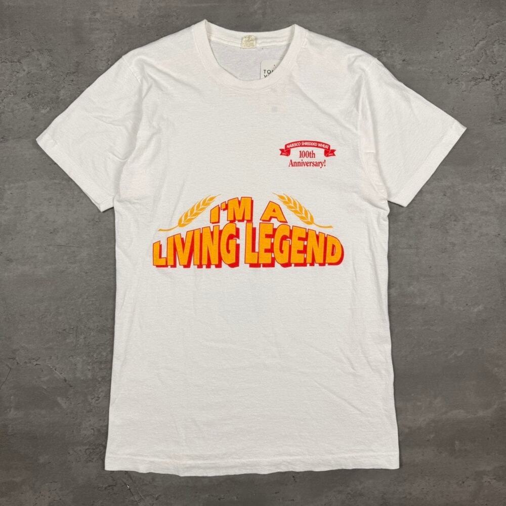 Vintage I'm A Living Legend Nabisco Shredded Wheat T Shirt